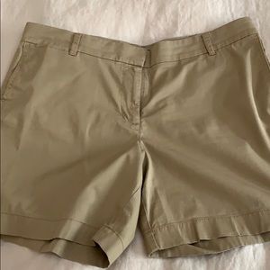 J Crew chino shorts Size 14